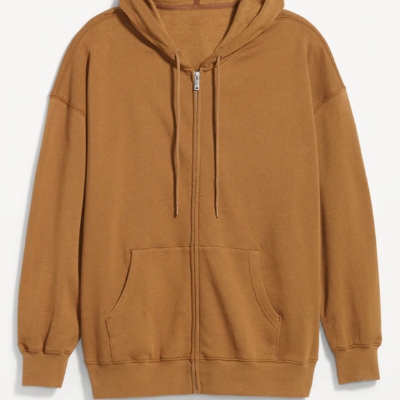 NWT OLD NAVY Oversized Full-Zip Hoodie Color: Spiced Saffron - Picture 1 of 7